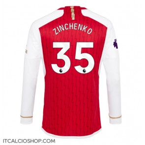 Arsenal Oleksandr Zinchenko #35 Prima Maglia 2023-24 Manica Lunga